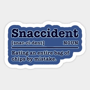 Snaccident Sticker